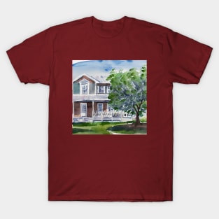 Farmhouse Watercolor T-Shirt